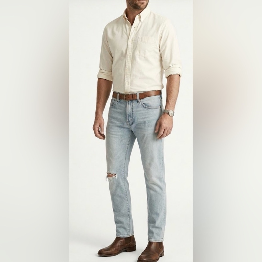 Levi's Men's Faded Blue Skinny Jeans